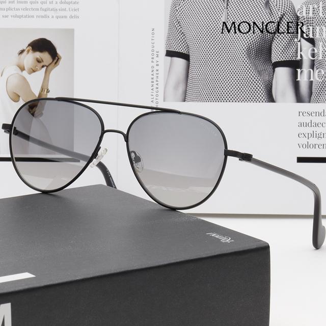 Moncler Aviator Half-Mirror Sunglasses Unisex ML0056 02C