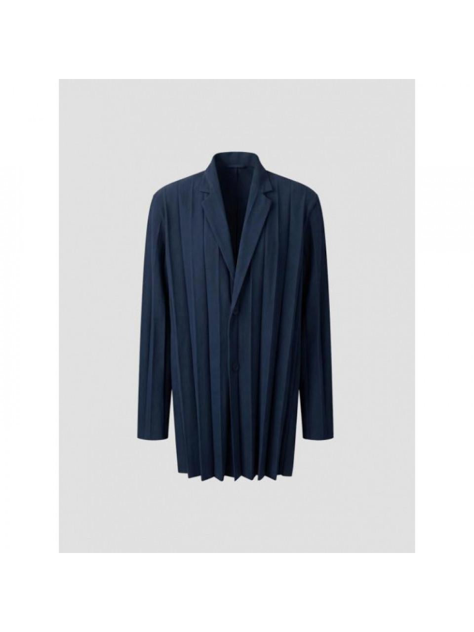 Issey Miyake Homme Plisse Edge Ensemble Men's Pleated Jacket HP66FD175 75