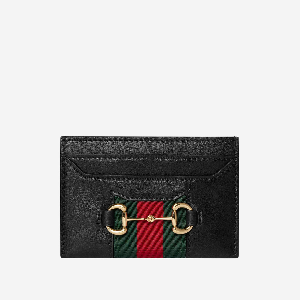 GUCCI Leather Card Holder Wallet