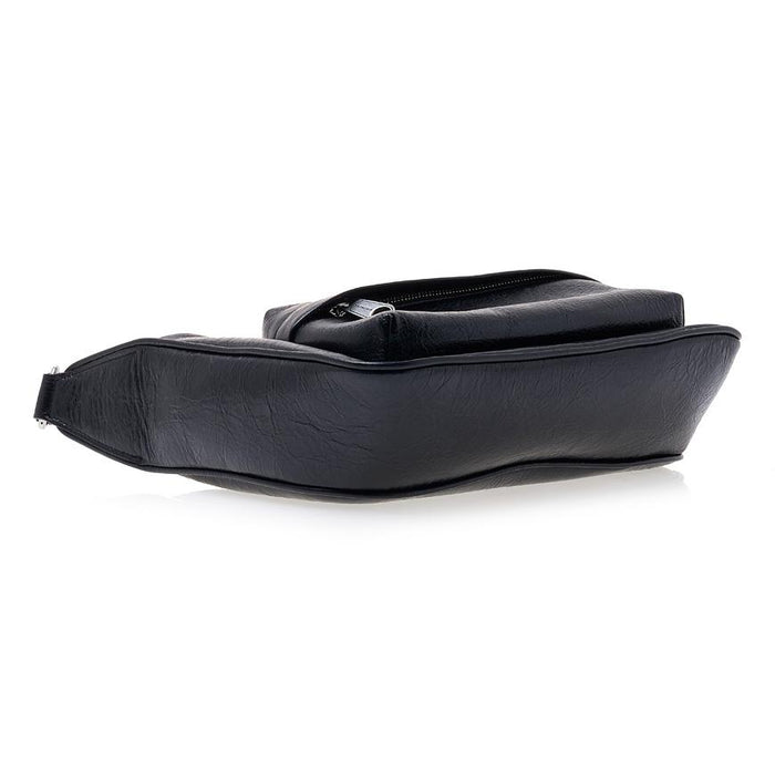 BALENCIAGA Medium Shoulder Bag Black Leather Women’s