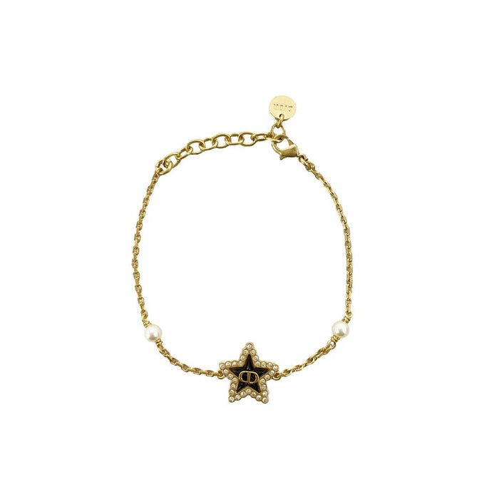 DIOR Petite CD Lucky Baroque Bracelet Gold B3124WOMCY D92B