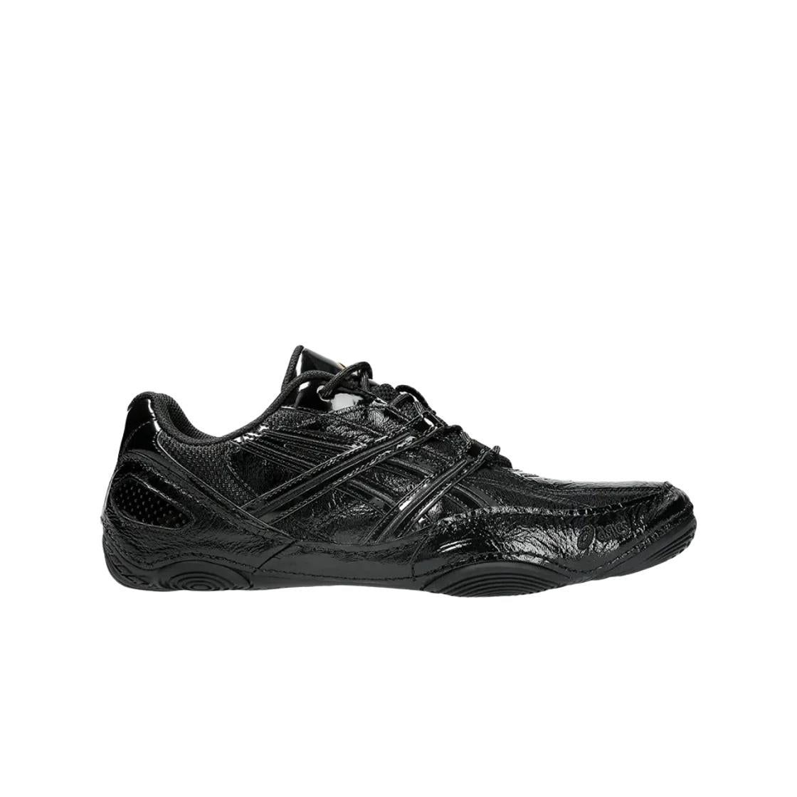 Asics Hypersync Black Patent Low-Top Sneakers Unisex 1203 B068