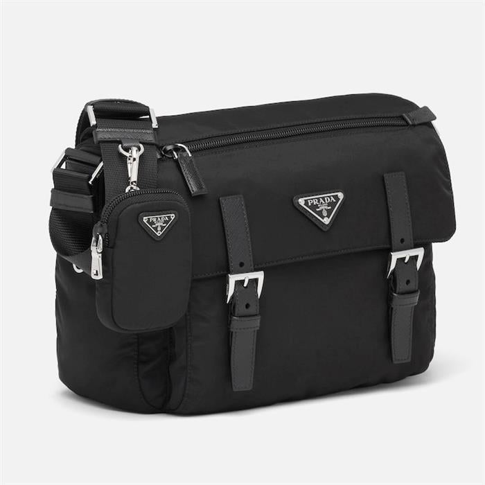 PRADA Re-Nylon Shoulder Bag Black