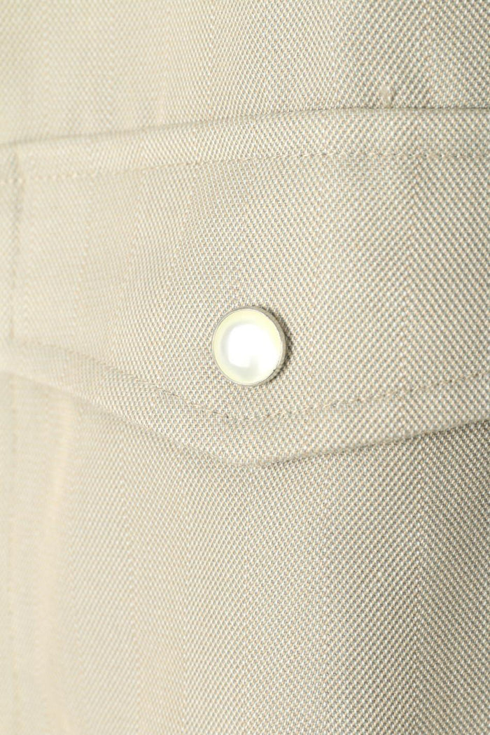 OUR LEGACY Lucid Pistachio Frontier Long Sleeve Shirt M4242FL