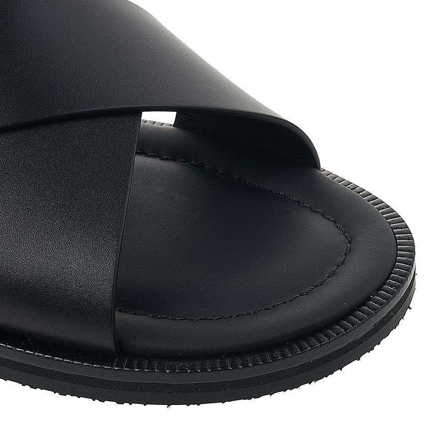 BALLY Men’s Leather Sandals Black JAIR Low Top Sneakers