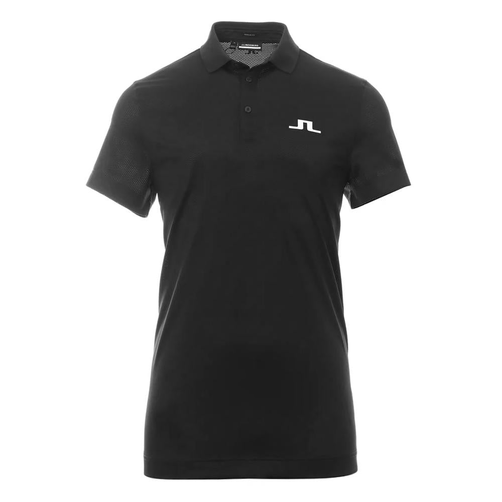 J LINDEBERG Bridge Regular Fit T-Shirt Black Men's