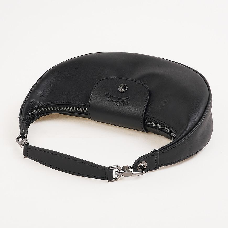 Longchamp Extra Small Shoulder Bag Black Leather Women’s