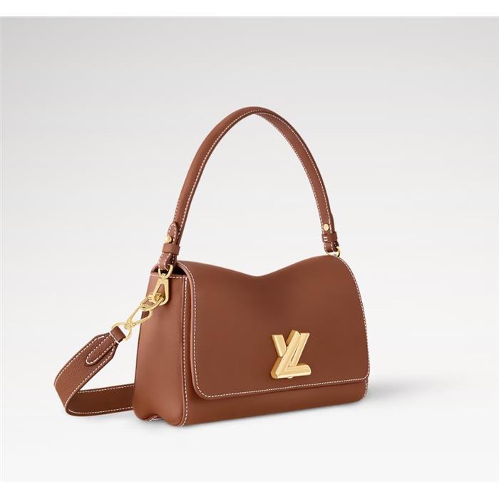 Louis Vuitton Soft Twist Leather Shoulder Bag Tote