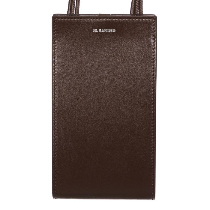JIL SANDER Tangle Phone Holder Crossbody Bag Ebony Unisex