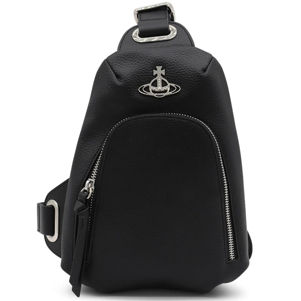 Vivienne Westwood Silver Orb Logo Sling Bag Crossbody