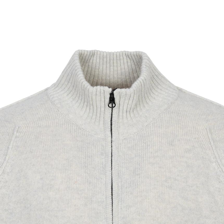CP Company Men’s Zip-Up Knit Cardigan Navy