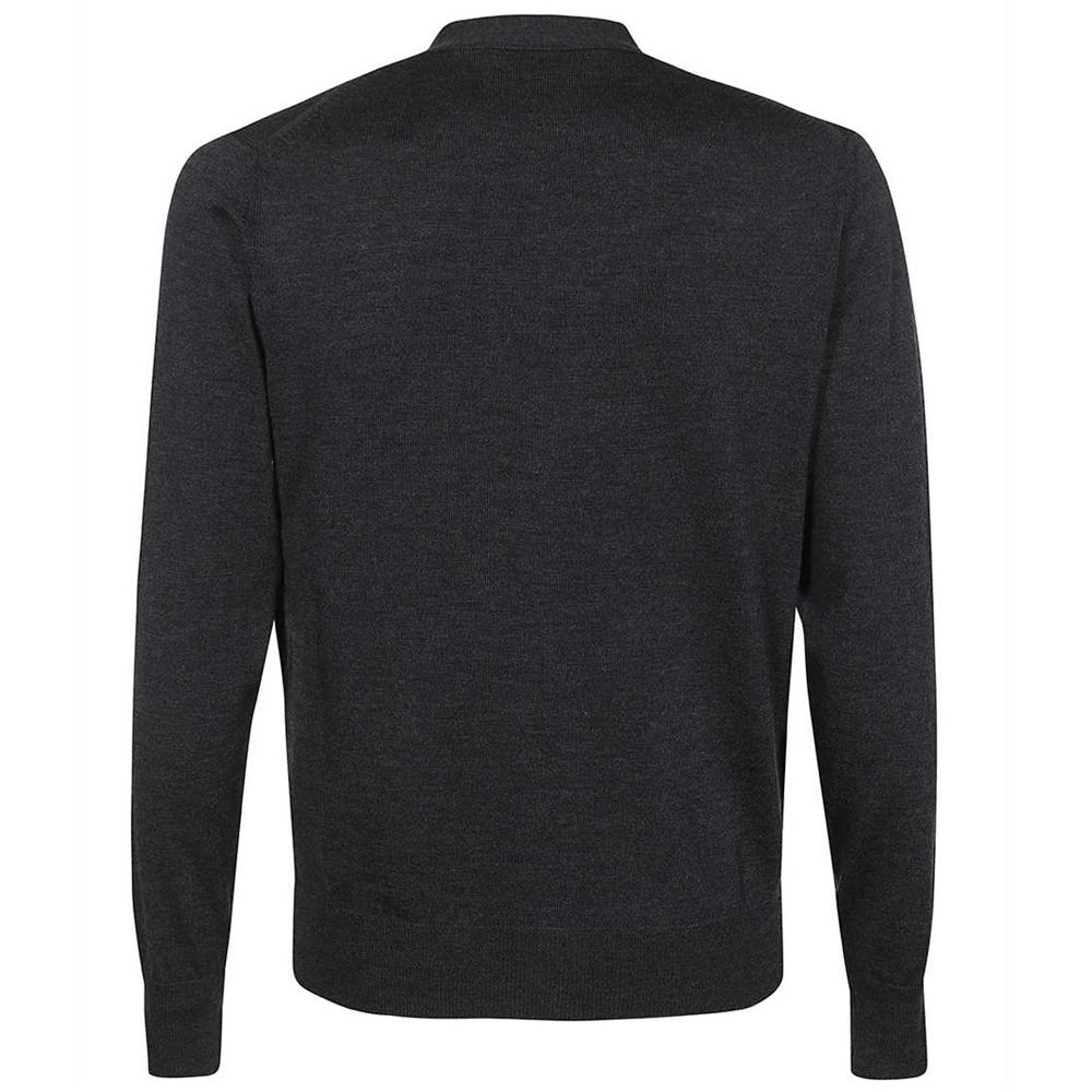 Vivienne Westwood ORB Logo V-Neck Cardigan Green Wool Men