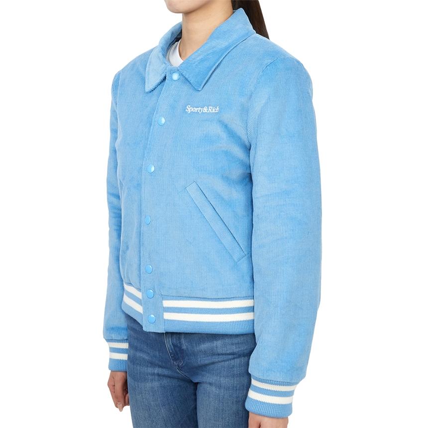 SPORTY&RICH Unisex Varsity Jacket JA761BB BABY BLUE