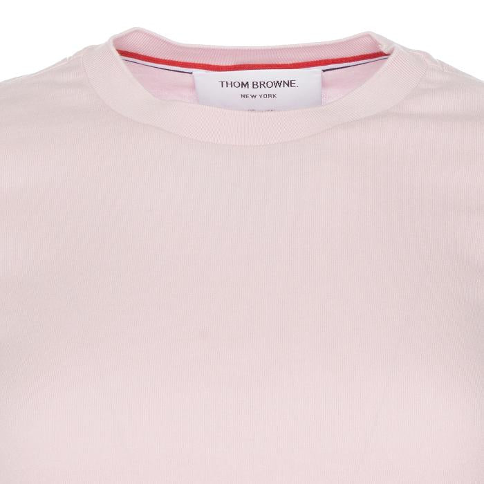 THOM BROWNE Women’s Long Sleeve T-Shirt Navy Cotton