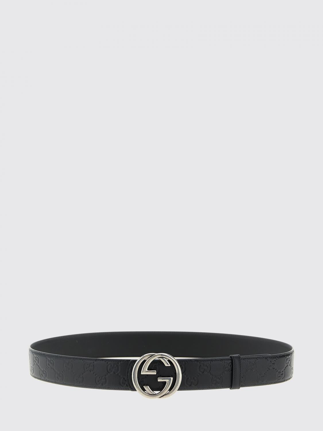 GUCCI Black Leather Belt