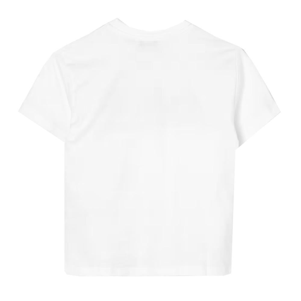 MSGM Women Kids Logo Print T-Shirt White Cotton