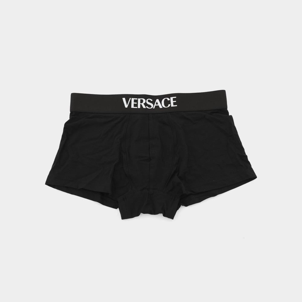 Versace Logo Band Boxer Briefs Men’s Underwear 1020541 1A14783 1B000