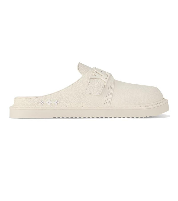 Louis Vuitton Beige Ivory Easy Mule Sandals Men Low-Top Sneakers