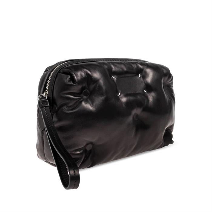 Maison Margiela Glam Slam Sport Camera Bag Black Leather Shoulder Bag