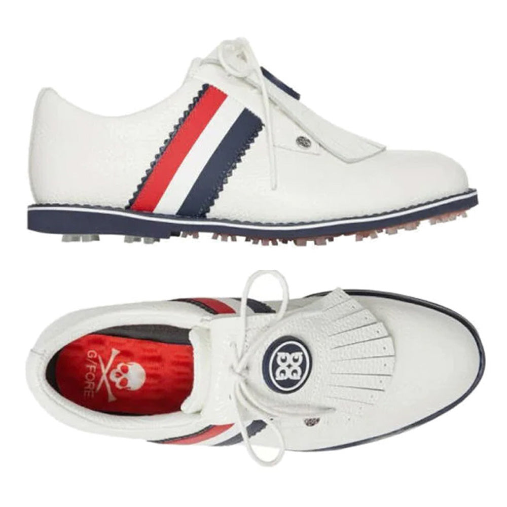 G/FORE Women’s Kiltie Triple-Stripe Golf Shoes Low-Top Sneakers