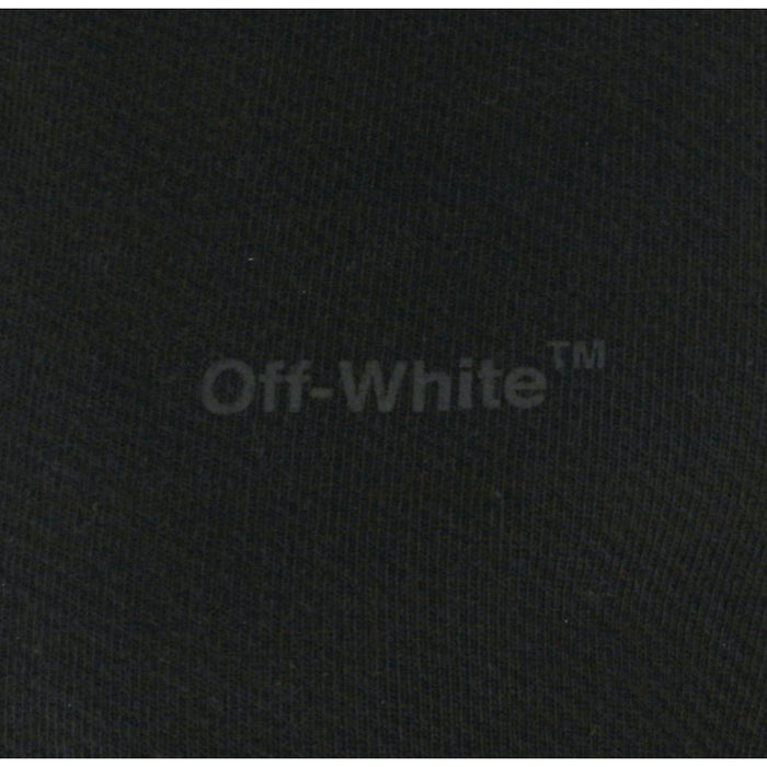 OFF WHITE Women Diag Logo Black Cotton Sweatshirt