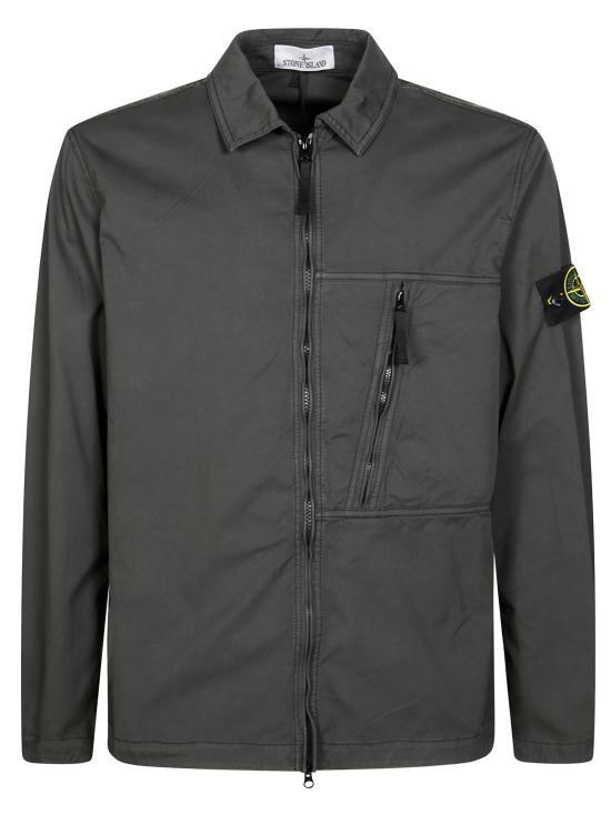 STONE ISLAND Cotton Overshirt Long Sleeve Shirt K2S15 1200003 S0010 V0062