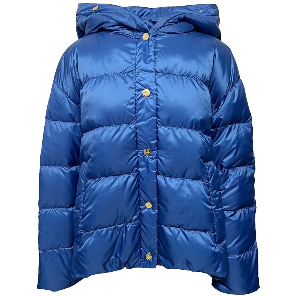 Max Mara Women's Blue Hooded Puffer Jacket 2519481154 031