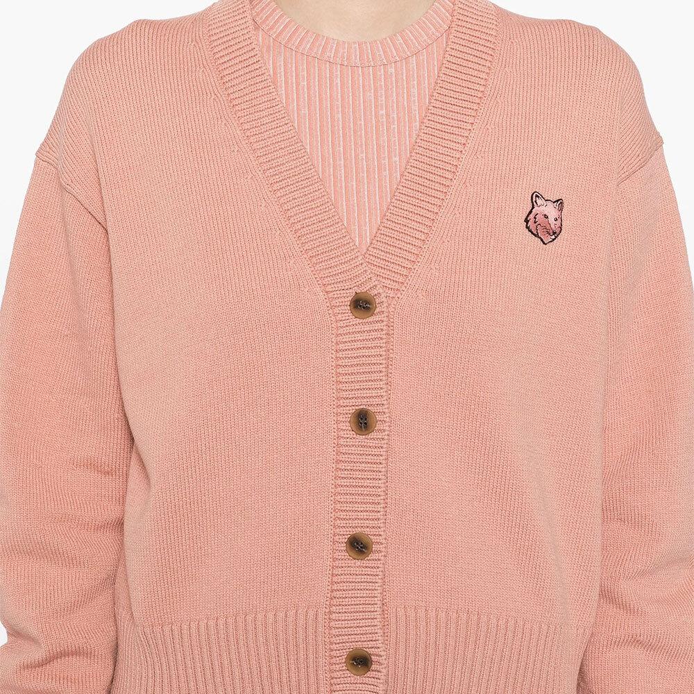 Maison Kitsune Bold Fox Cropped Women’s Cardigan OW00502 KT1099