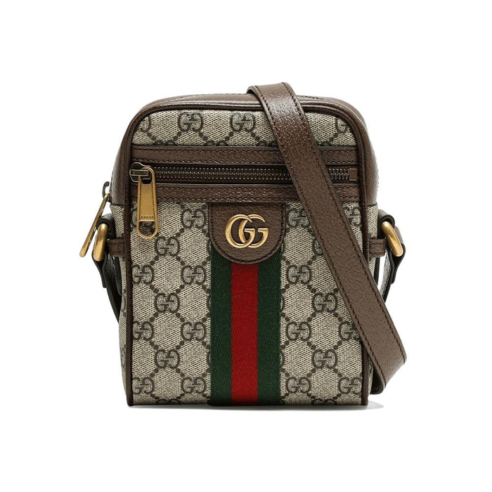 GUCCI Beige GG Ophidia Crossbody Bag