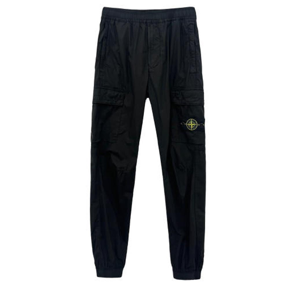 STONE ISLAND Tapered Fit Cargo Jogger Pants with Badge K1S153100031