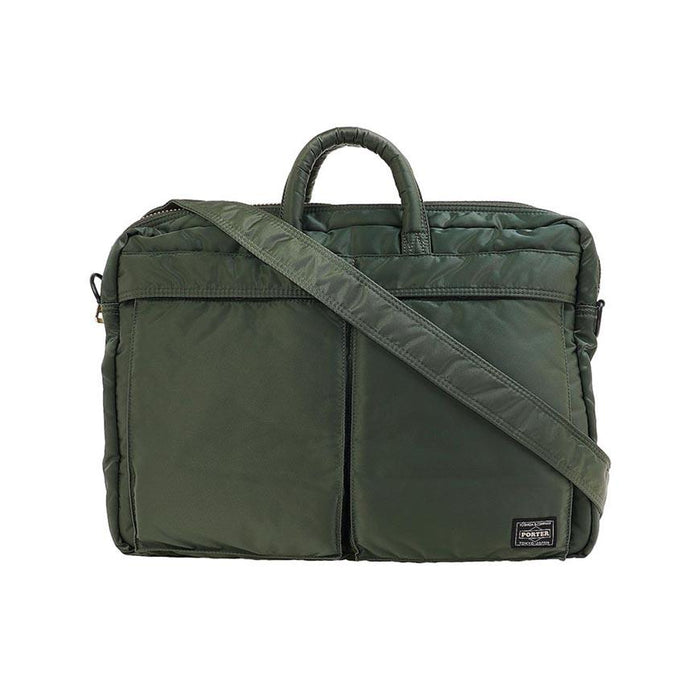 PORTER Tanker 2-Way Document Bag Briefcase Black Nylon Unisex