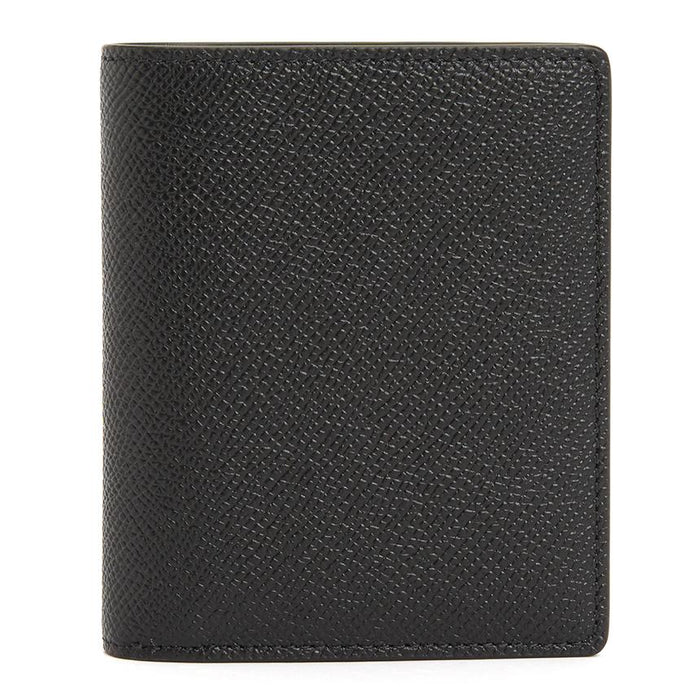 Maison Margiela Unisex Black Leather Bifold Wallet