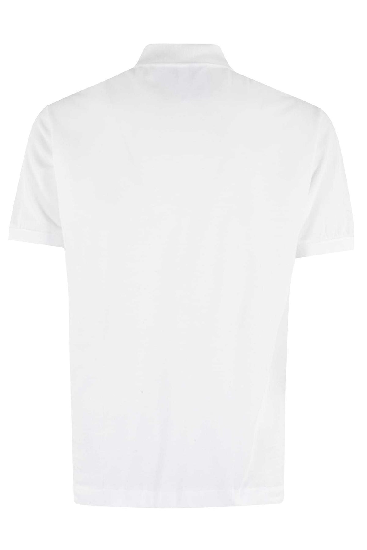 Lacoste White Classic Fit Short Sleeve Polo Shirt