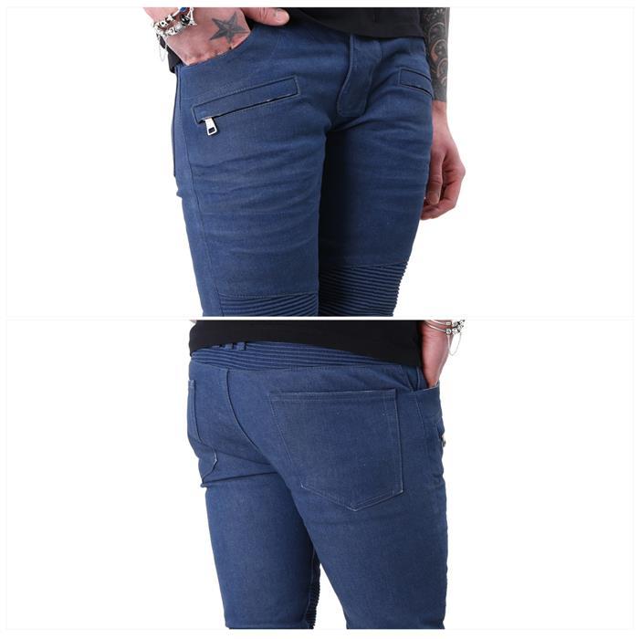 Balmain Blue Marine ADD Slim Jeans Pants S4HT538C479 155