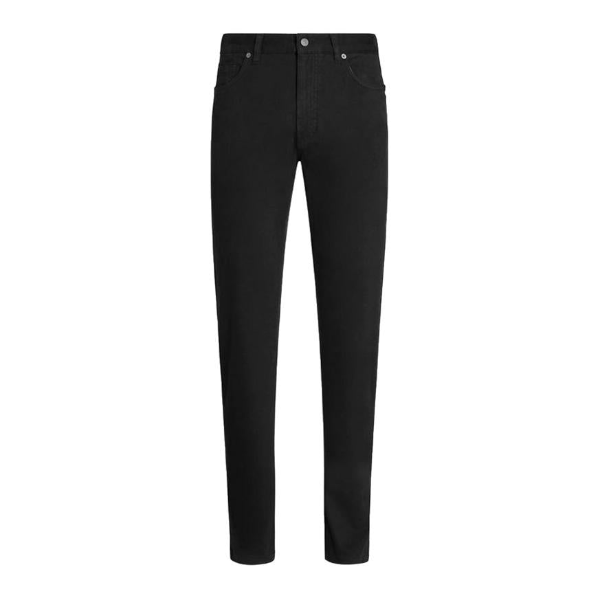 Zegna Men’s Stretch Roccia Classic Pants E8PZW CITY BLK