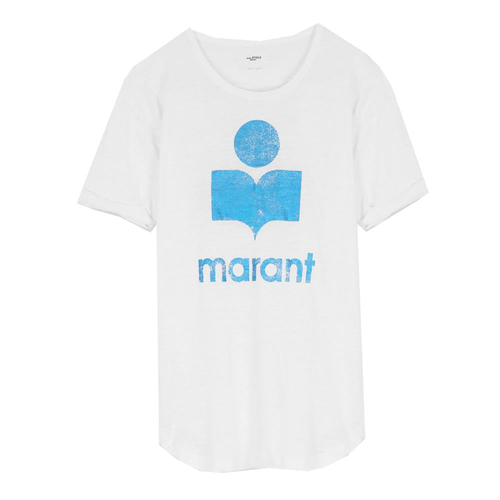 Isabel Marant KOLDI Print T-Shirt Blue