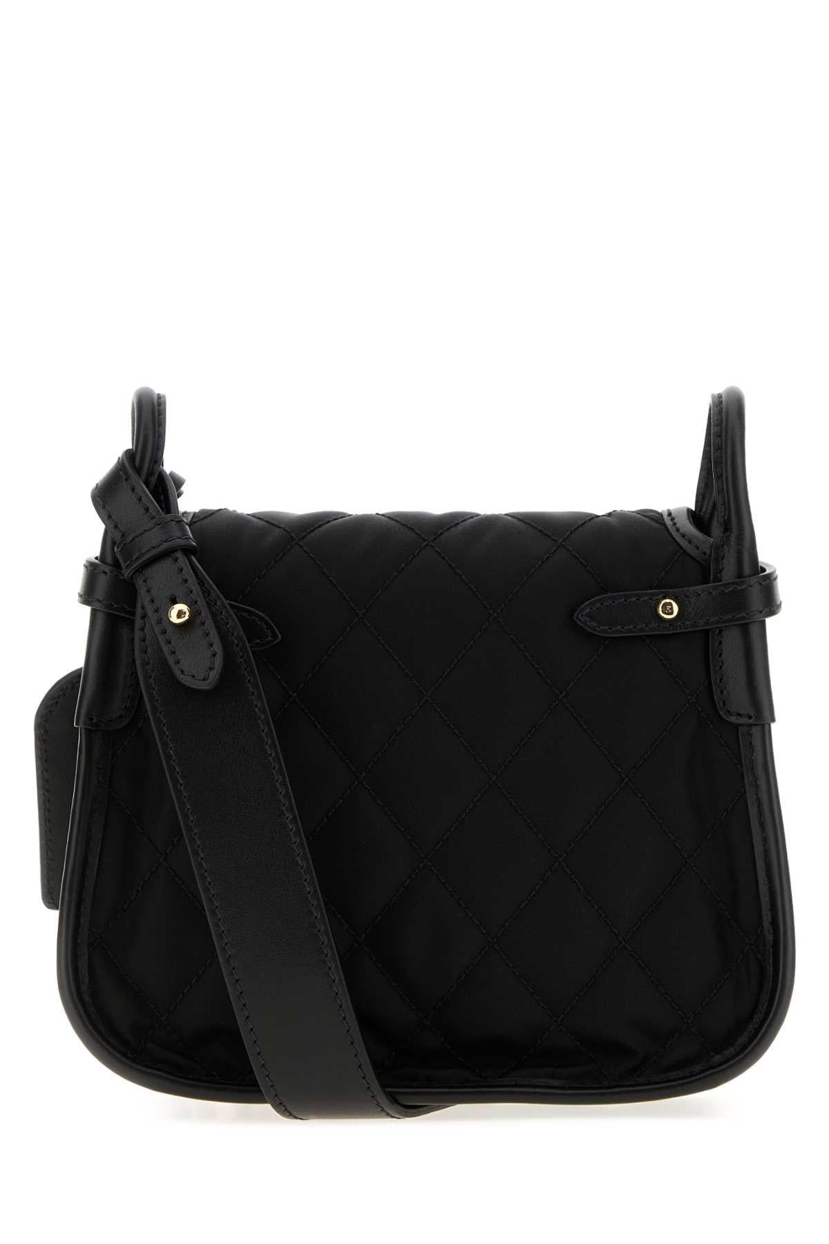 PRADA Black Leather Crossbody Bag