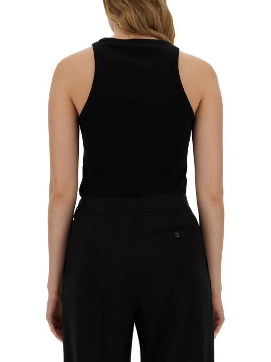 MSGM Sleeveless T-Shirt 3641MDT8224710899 BLACK DOM