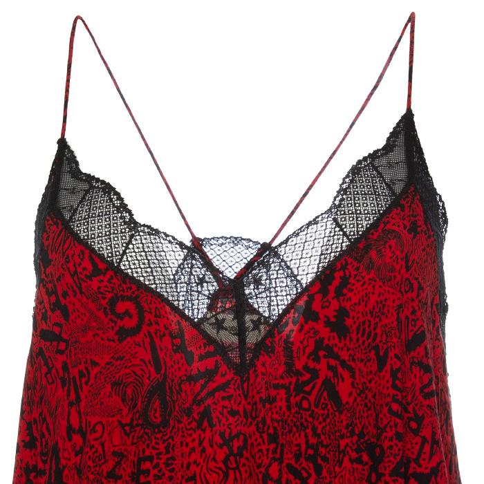 Zadig&Voltaire Crimson Risty Long Dress