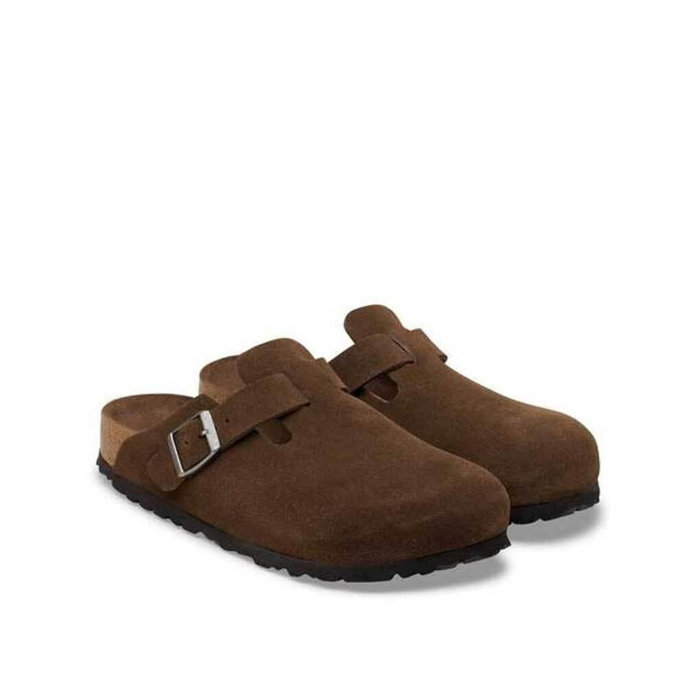 Birkenstock Boston SFB Suede Clog Slippers Women 1031637