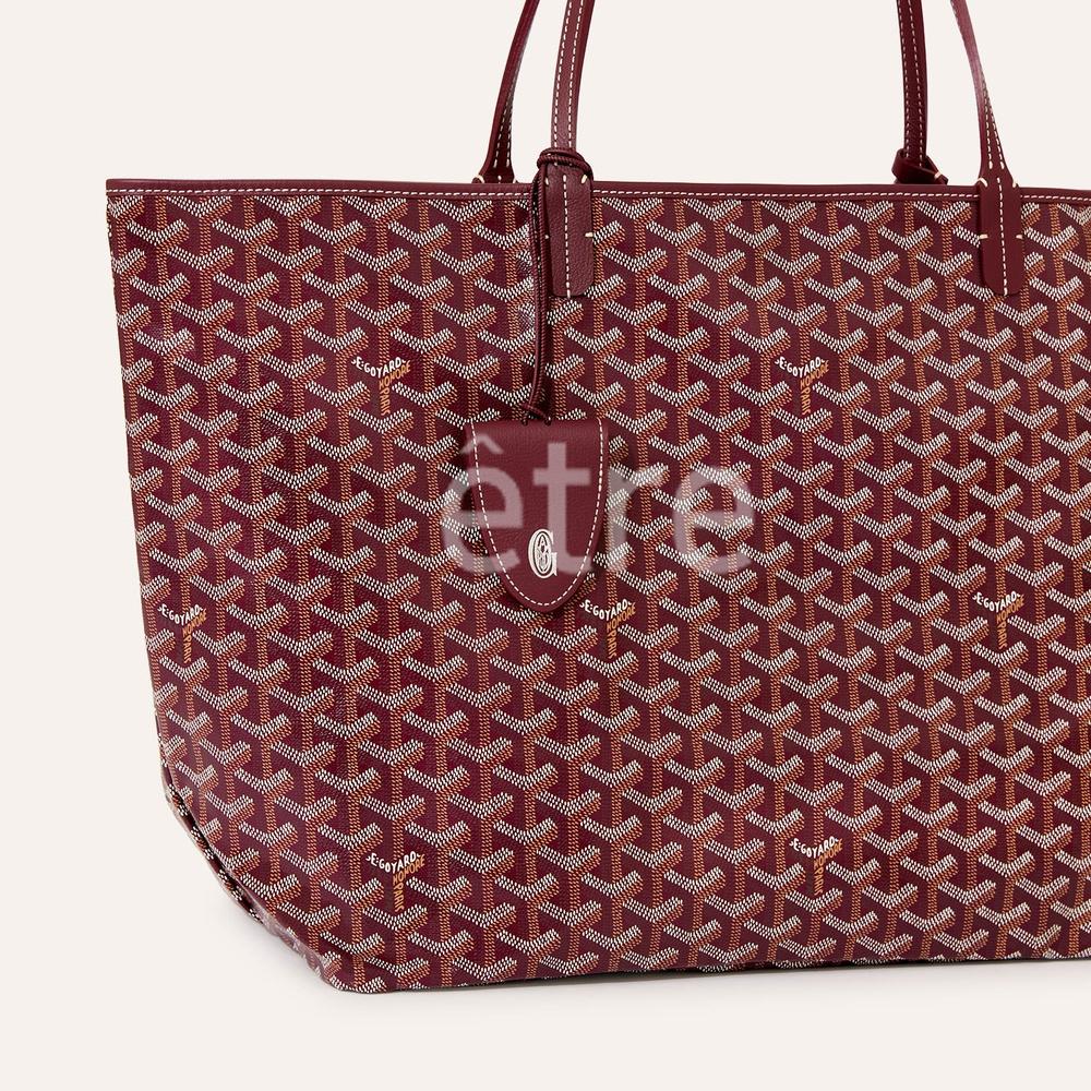 GOYARD Burgundy Saint Louis GM Tote Bag for Women