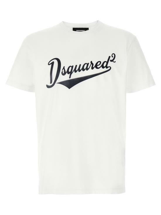 Dsquared2 Cool Fit Velvet Logo T-Shirt S74GD1394 D20020 100
