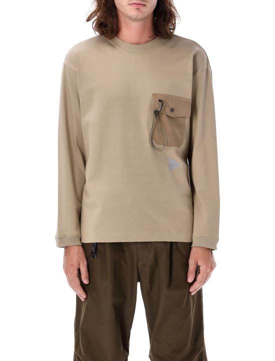and wander L Beige Long Sleeve Sweatshirt 574428 4166043