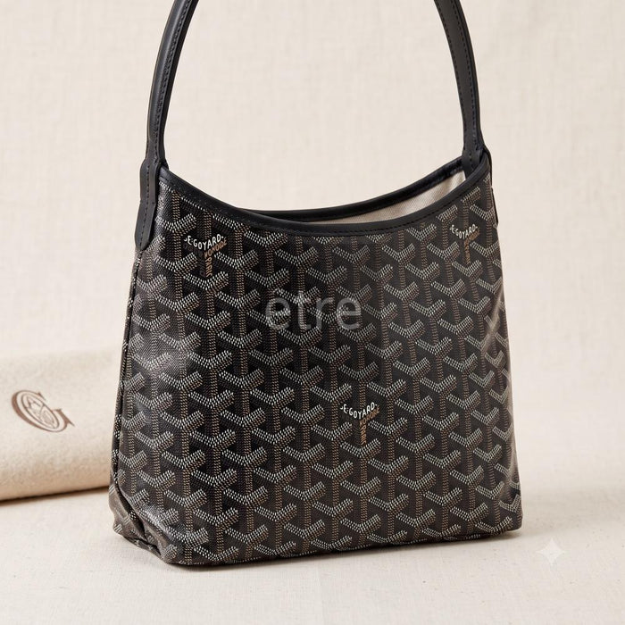 Aimé Leon Dore Black Mini Hobo Tote Bag BOHEMEMINTY 01CL 01P