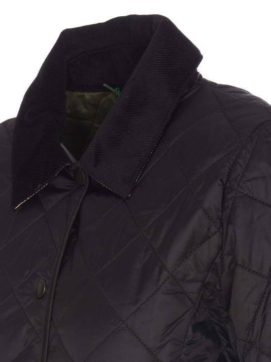 Barbour Deveron Quilted Jacket Women’s Lightweight LQU1012 BK91 BLACK OLIVE DOM