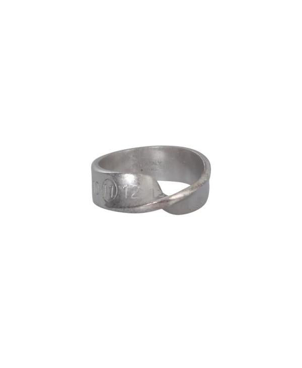 Maison Margiela Numbering Twist Ring Silver Jewelry