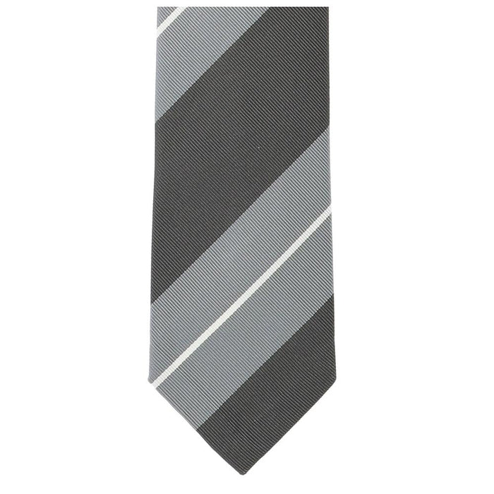 THOM BROWNE Jacquard Classic Tie Gray Silk Men's Necktie