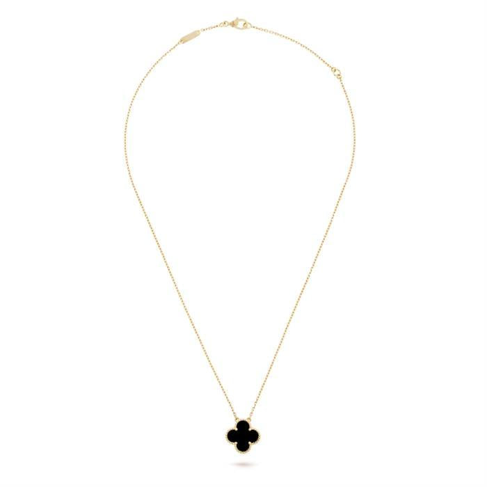 Van Cleef & Arpels Vintage Alhambra Pendant Necklace Gold