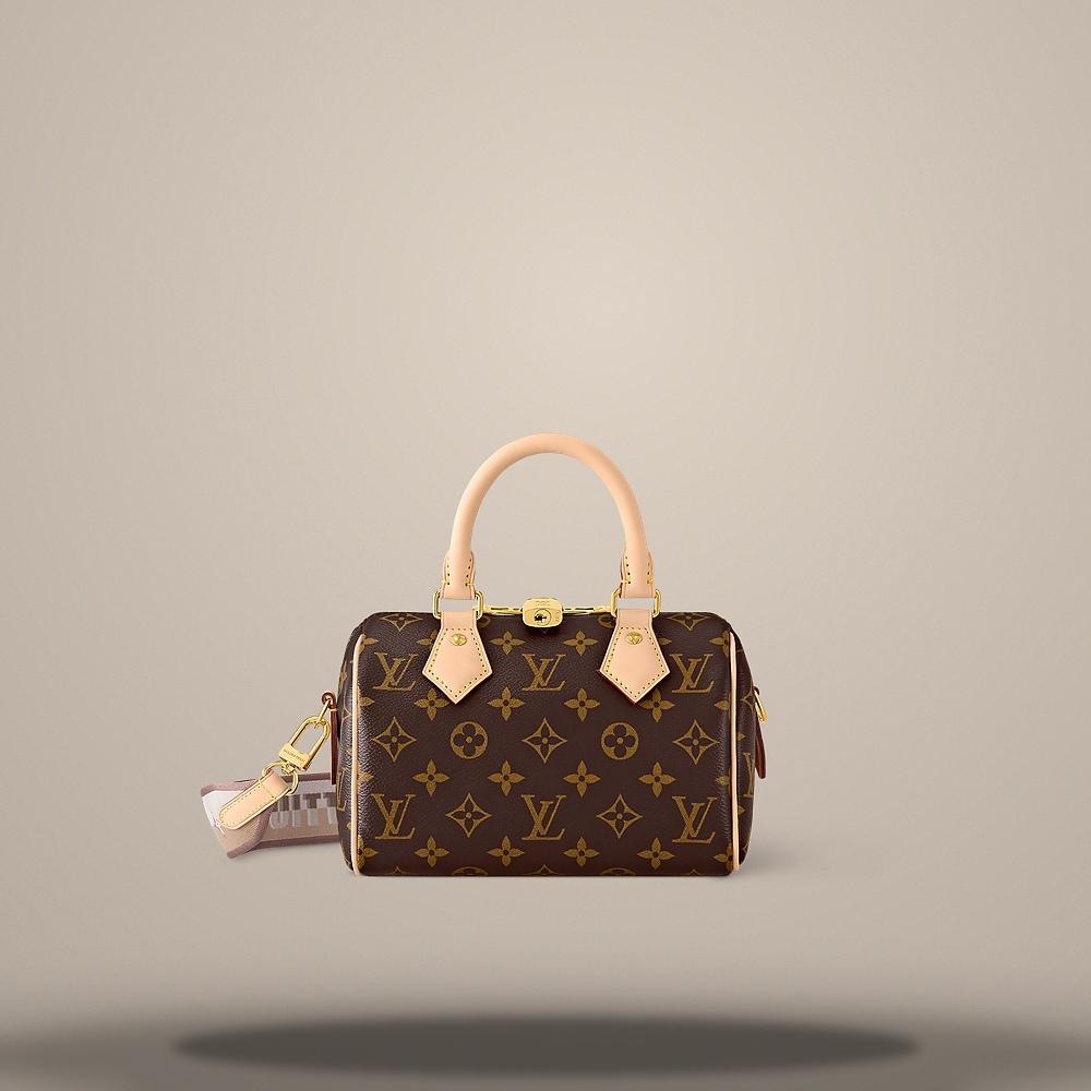 Louis Vuitton Monogram Speedy Bandouliere 20 Tote Bag