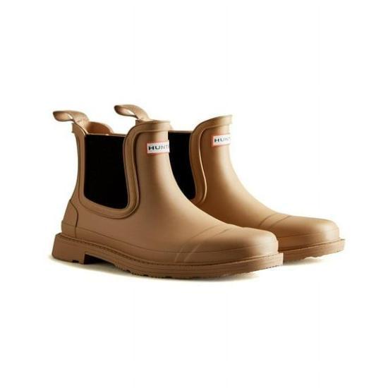 HUNTER Biscuit Dark Chocolate Rubber Boots MFS9016 RMABC